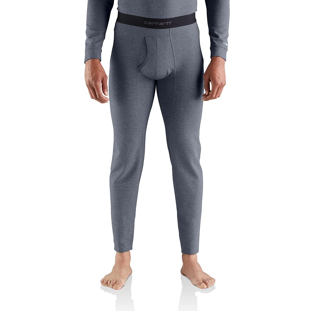 Carhartt Mens Force Heavyweight Thermal Base Layer Pant Deep Navy Heather Medium