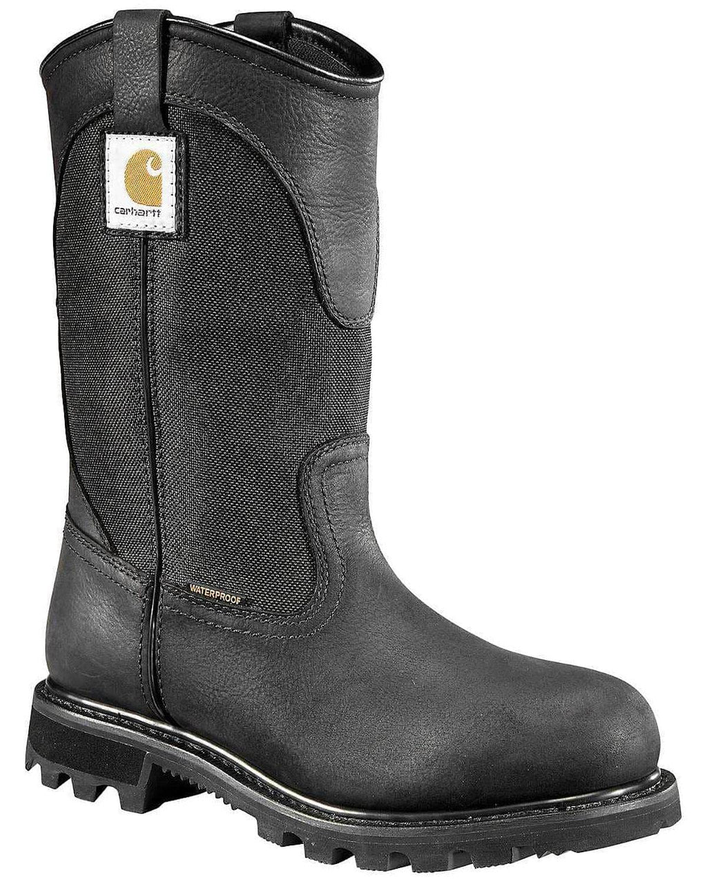 Carhartt womens Wellington Industrial Boot Black Oil Tanned 8.5 US
