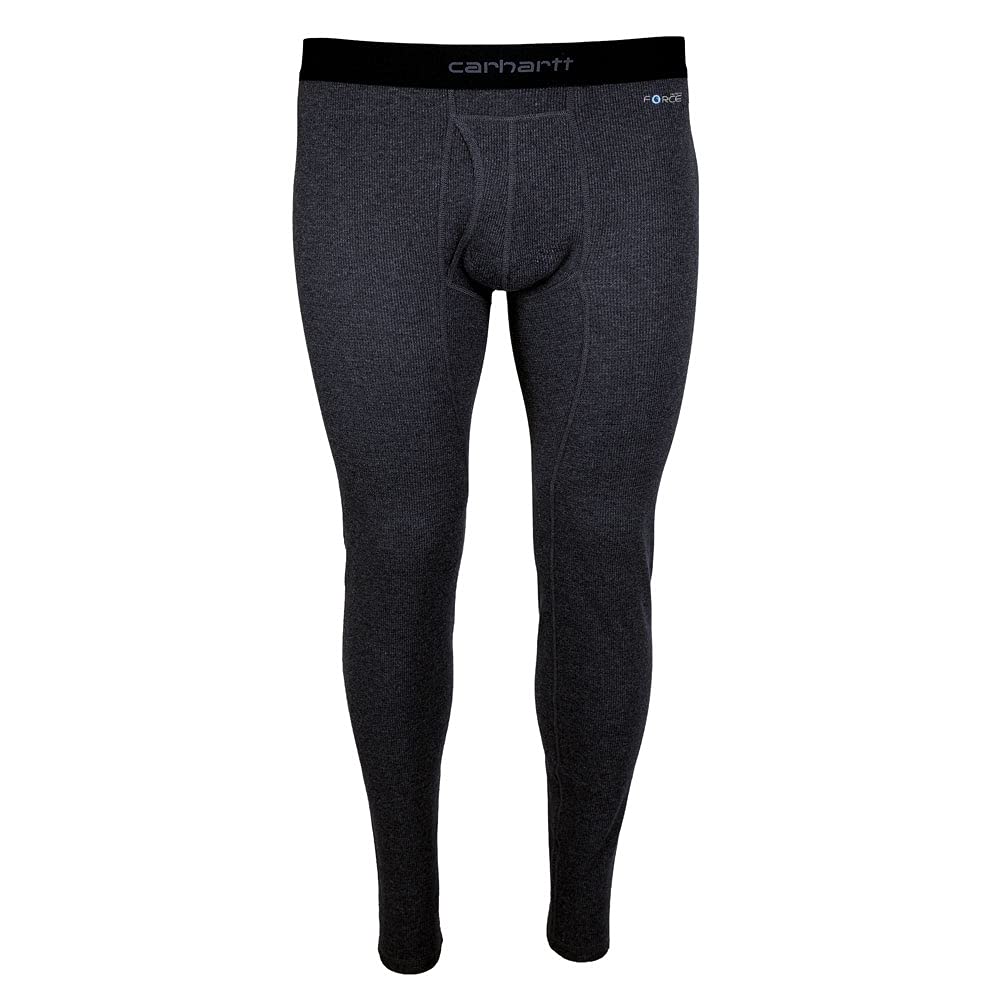 Carhartt Mens 100% Cotton Midweight Bottom Black Heather Small