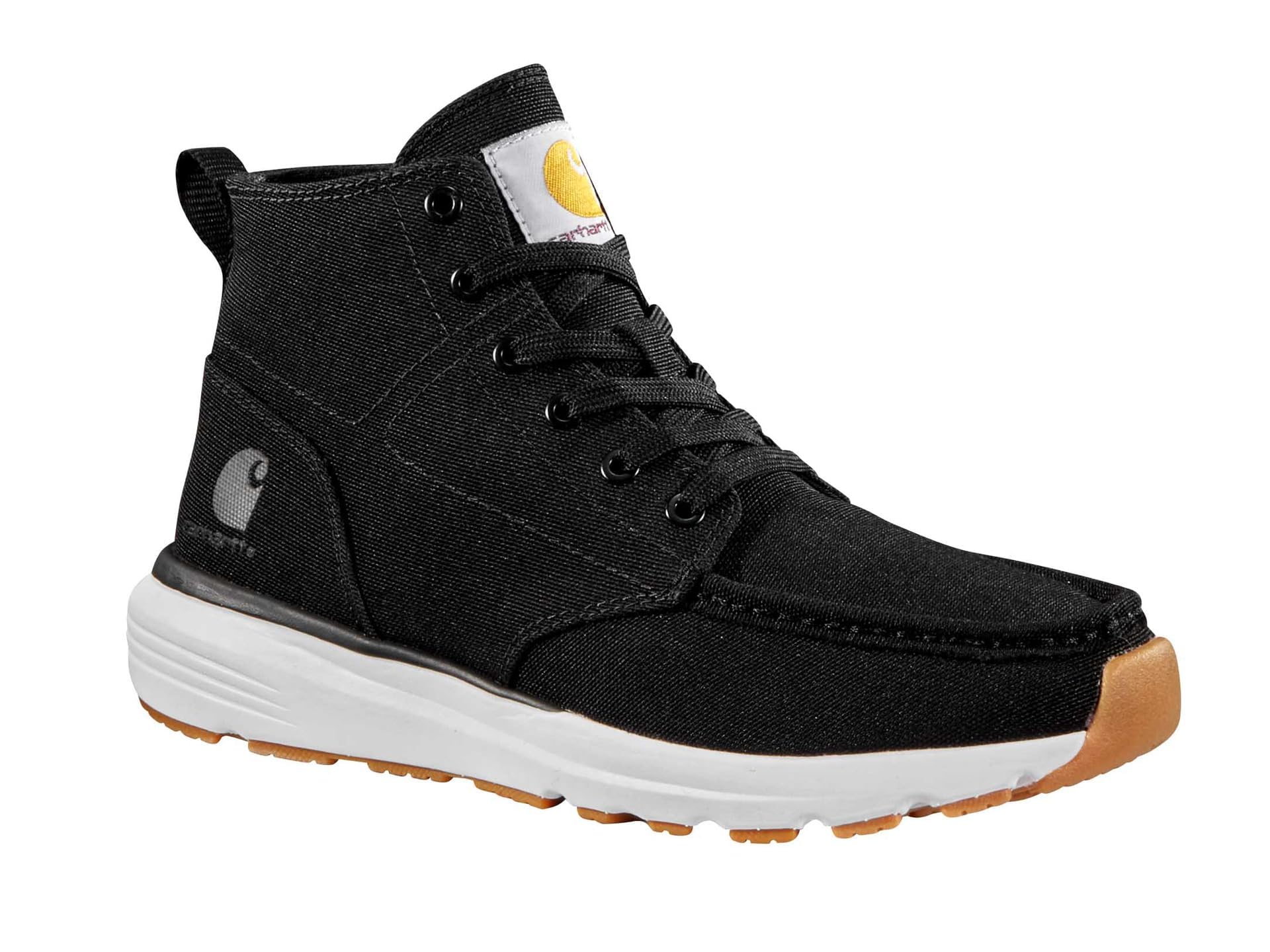 Carhartt FS4071-W8.5M Haslett Moc Toe Canvas Chukka Black 8.5M